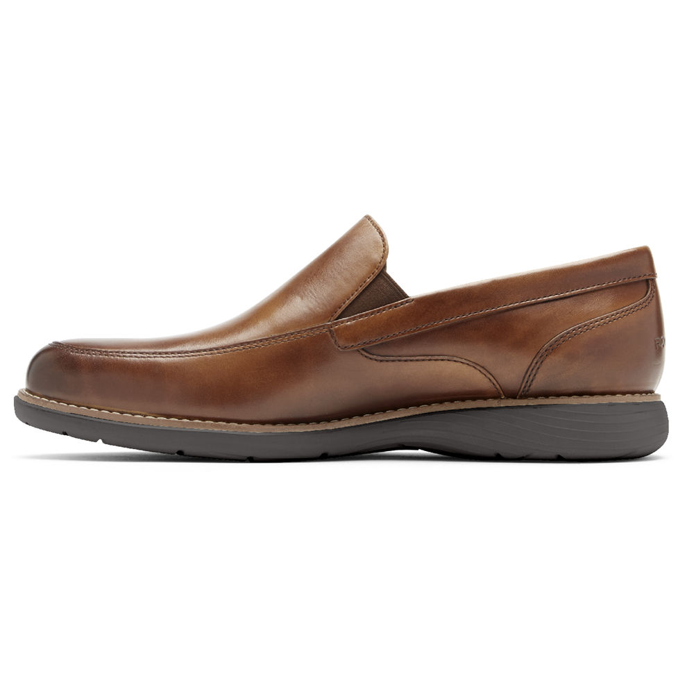 Rockport Loafers For Mens Brown - Garett Venetian - DM8697105